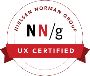 Nielsen Norman Group UX Certified badge